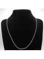 Catena Corda Diamantata 317 sezione mm 1.3 lunghezza cm 45 in ARGENTO 925