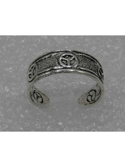 Anello Falange Piede Etnico in ARGENTO 925