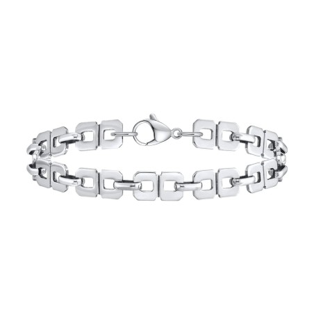 Bracciale Unisex in Acciaio Inossidabile con Maglia Infinito