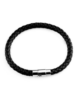Bracciale Unisex in Corda Tinta Unita con Chiusura Magnetica