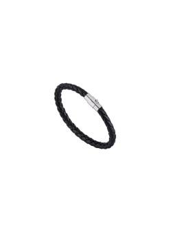Bracciale Unisex in Corda Tinta Unita con Chiusura Magnetica