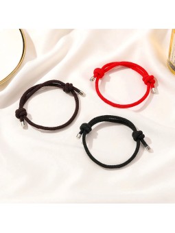 Bracciale con coulisse in corda intrecciata