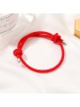 Bracciale con coulisse in corda intrecciata