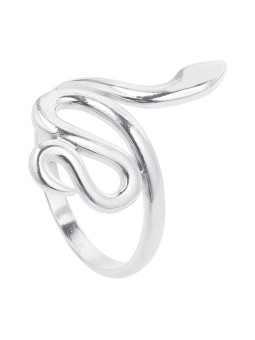 Anello serpente aperto Lady Snake in acciaio inossidabile 304