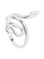 Anello serpente aperto Lady Snake in acciaio inossidabile 304