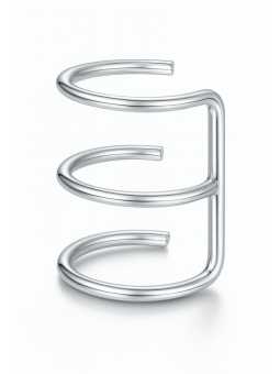 Orecchino Earcuff in Acciaio Stile Etnico