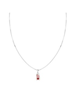 Collana Bimbo Bimba con Soggetto Fantasy con Smalto Multicolor in Argento 925