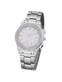 Orologio da Donna in Acciaio con Zirconi e Movimento al Quarzo