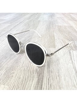 Occhiali da Sole da Donna con Montatura Rotonda Modello Aviator