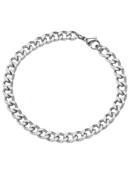 Bracciale Unisex Maglia Cubana 10 mm in Acciaio Inossidabile