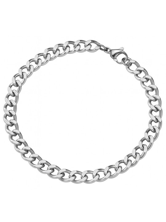 Bracciale Unisex Maglia Cubana 10 mm in Acciaio Inossidabile