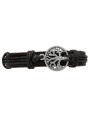 Bracciale Unisex Etnico in Eco-Pelle Tinta Unita Look Naturale