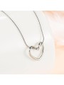 Collana Donna in Acciaio Inossidabile con Pendente a Forma di Cuore