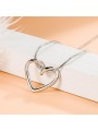Collana Donna in Acciaio Inossidabile con Pendente a Forma di Cuore