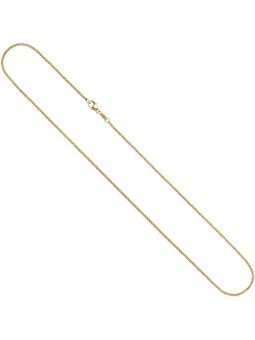 Collana Catena a Maglia Rolò in Acciaio al Titanio 60 Cm