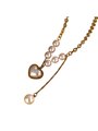 Set Collana e Bracciale Oro con Cuore Madreperla e Perle