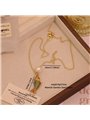 Collana Koi Fortune Pendente Carpa Smaltata e Perla di Luce