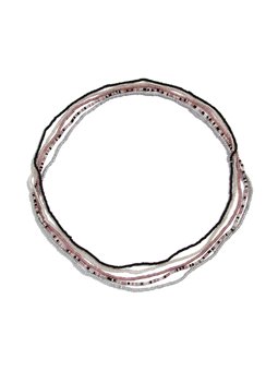 Set Waist Chain Boho Essence in Perline di Riso Elastiche