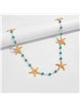 Catena da vita Golden Starfish con stelle marine dorate