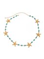 Catena da vita Golden Starfish con stelle marine dorate