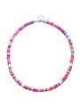 Choker Sunset Waves con dischetti colorati in pasta polimerica