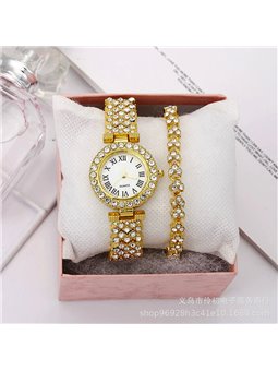 Set Crystal Queen con orologio luxury e bracciale rigido