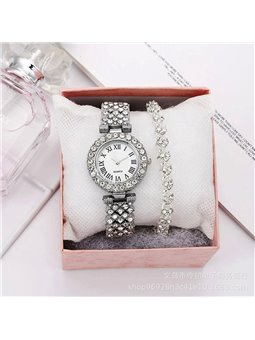 Set Minimal Luxe con orologio ultra slim e bracciale coordinato