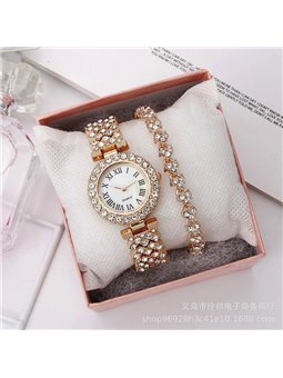 Set Imperial Shine con orologio romano e bracciale tennis