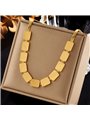 Collana Urban Shield Girocollo Flat Snake con Placche Gold