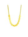 Collana Urban Shield Girocollo Flat Snake con Placche Gold