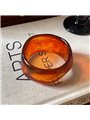 Bracciale rigido Pop Wave stile chunky in acrilico vibrante