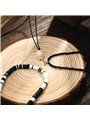 Collana multilivello Ocean Soul con conchiglia e coda di balena