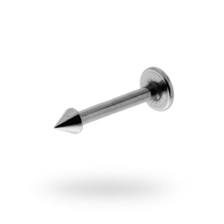 Body piercing labret mm 11 con cono mm 2 in acciaio chirurgico