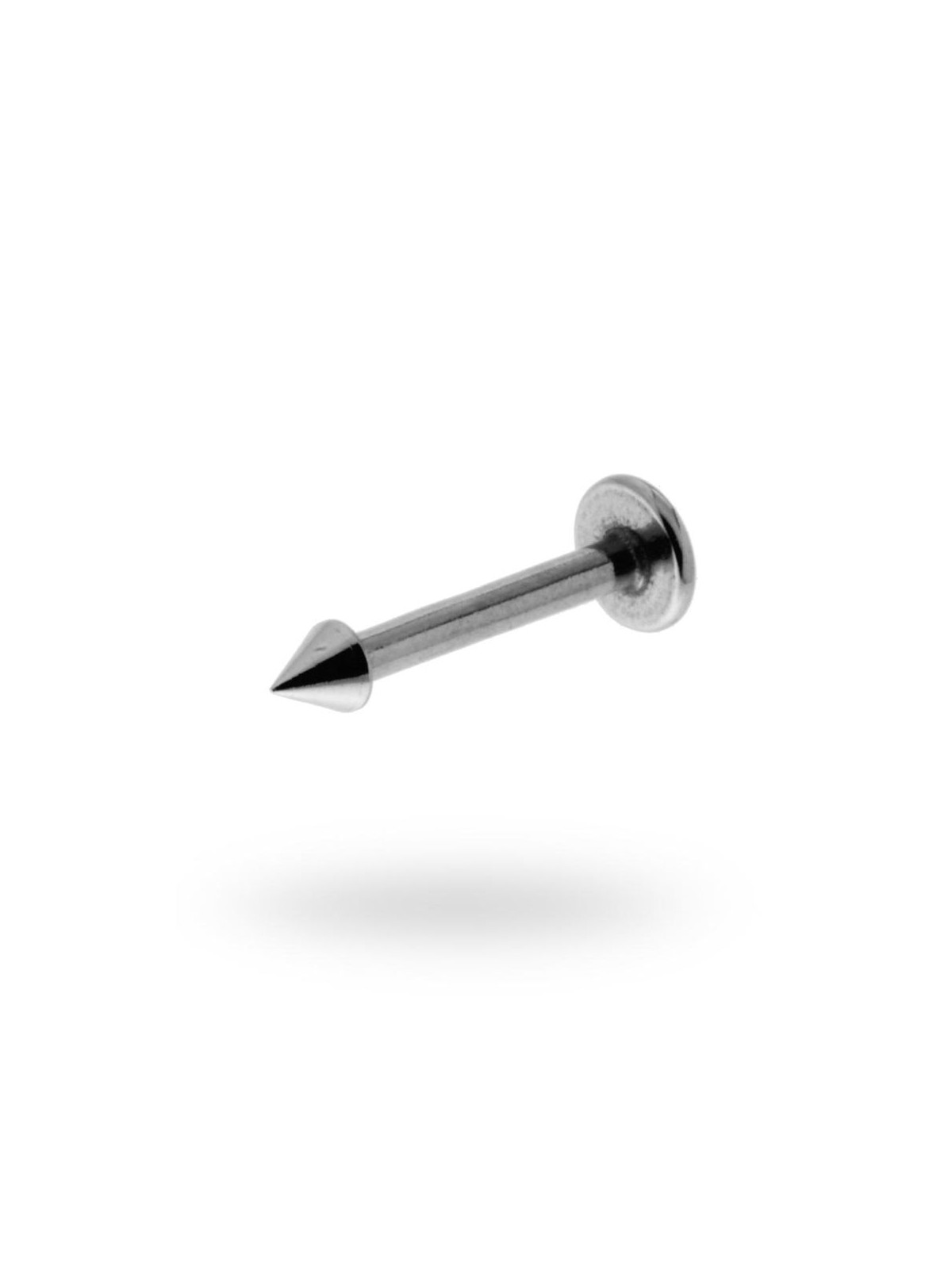 Body piercing labret mm 11 con cono mm 2 in acciaio chirurgico